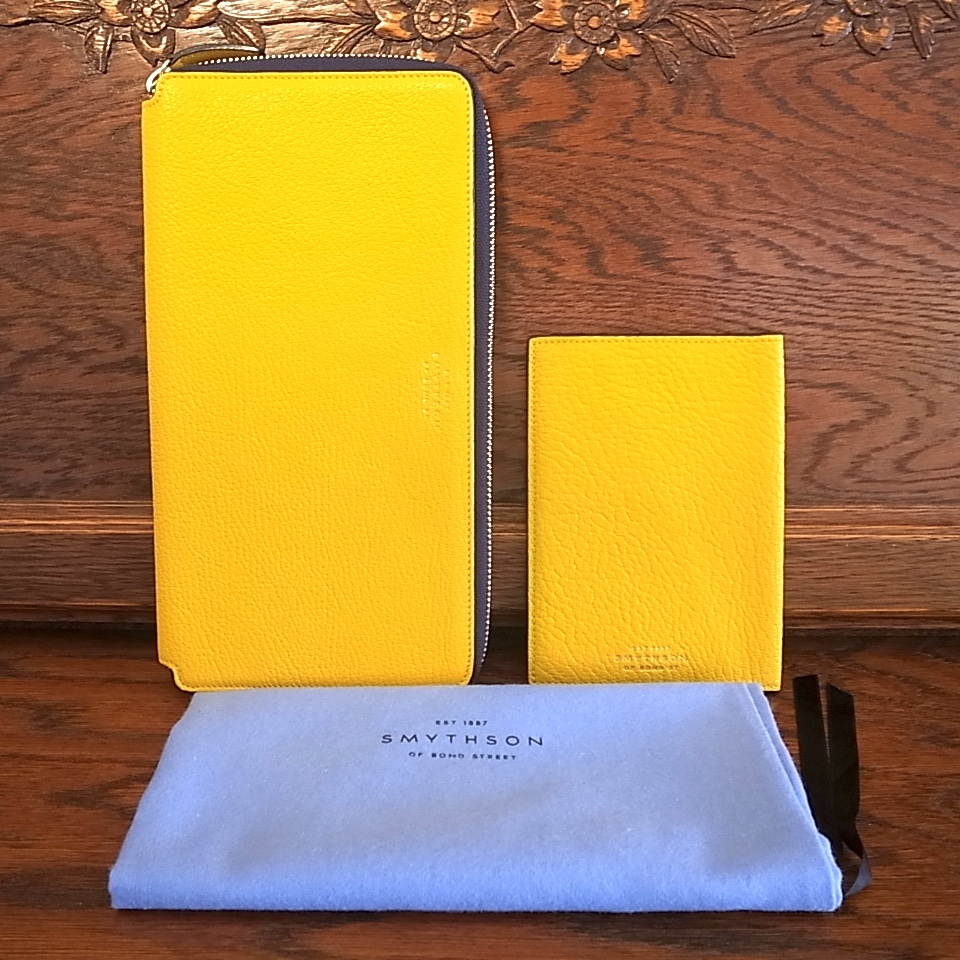 SMYTHSONs my son travel wallet & passport cover YELLOW