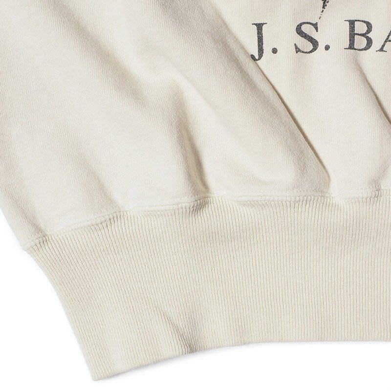 WAREHOUSE ウエアハウス クリーム/SIZE M Lot.461 FADED THREE B's SWEAT No.3 “J.S.BACH” バッハ スウェット_画像5