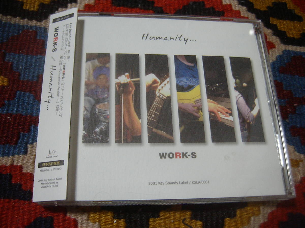 折戸伸治プロデュース WORK-S (CD)/ Humanity... Key Sounds Label KSLA-0001 2001年_画像2