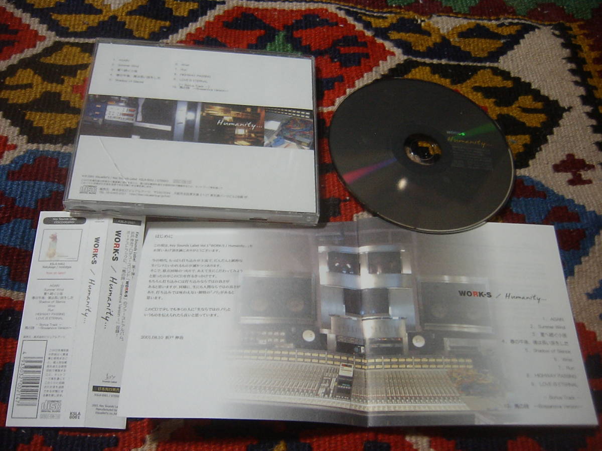 折戸伸治プロデュース WORK-S (CD)/ Humanity... Key Sounds Label KSLA-0001 2001年_画像5