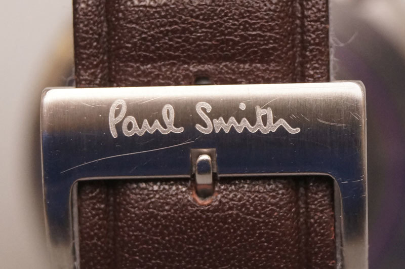 yv46 Paul Smith ポールスミス 腕時計 J505-T021301 クロノグラフ クォーツ 箱付_画像8