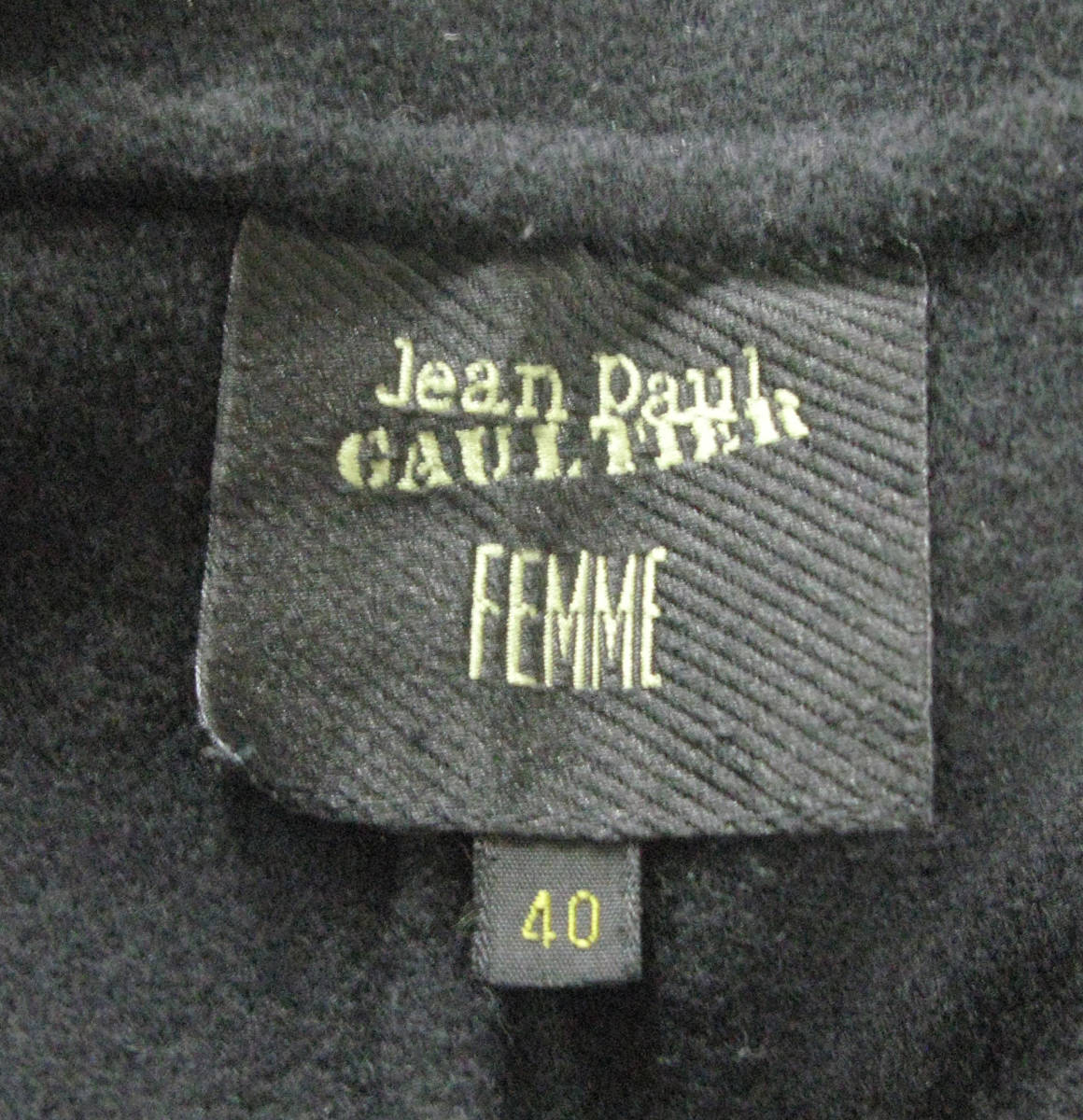 ジャンポールゴルチェ JPG：オーバーサイズ ヴィンテージ メルトン コート （ Jean Paul GAULTIER Ladies Vintage Big Coat_画像7