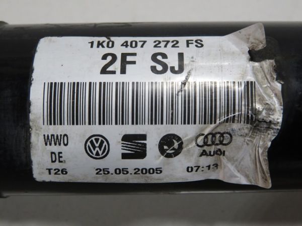 20-29-33 Audi A3 8PBLR 8P BLR right handle [ front right drive shaft 1K0 407 272 FS 2FSJ ] VW Golf 