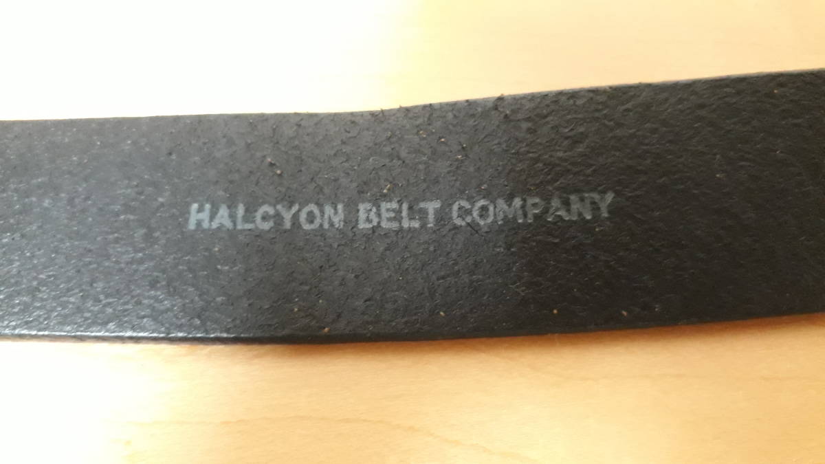 廉価販売 HRM サイズ32 黒 バックルベルト HALCYON（ハルシオン）コラボ × ベルト