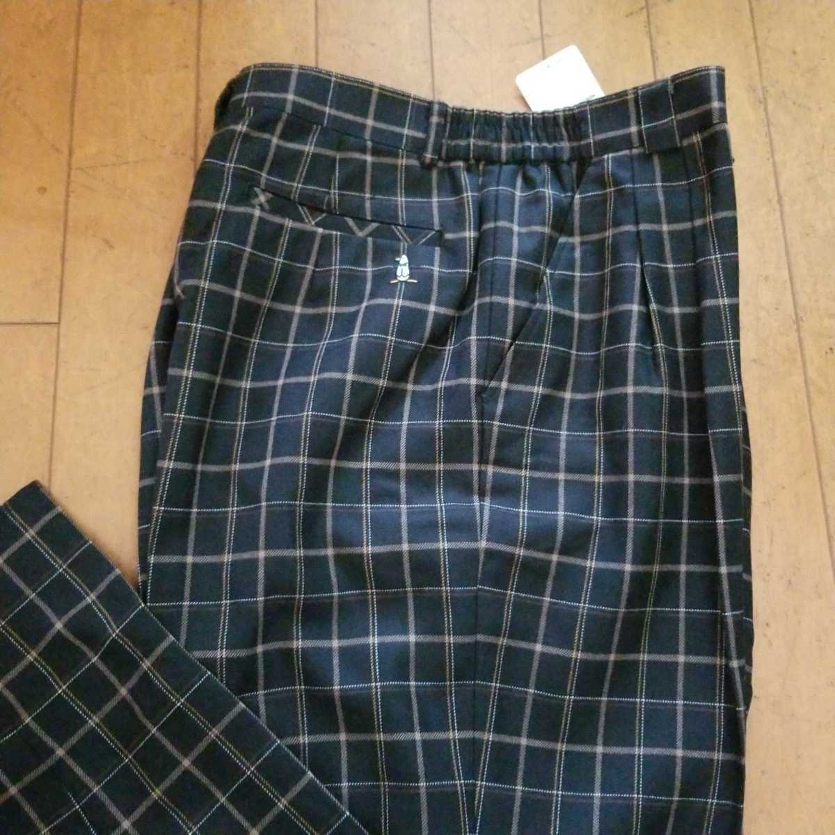  новый товар MUNSINGWEAR Munsingwear одежда / женский водоотталкивающий омыватель bru брюки осень-зима предмет / черный /13 номер W74~78./ обычная цена Y20900(19000+ налог )/ сделано в Японии 