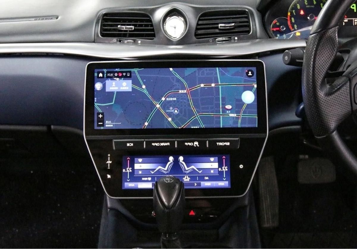 マセラティ グラントゥーリズモ用 アンドロイドナビ Android13 8G-ROM＋128G-RAM 最新型 右ハンドル車用