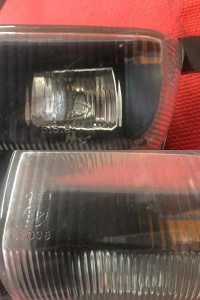  free shipping Opel Astra G original front foglamp lamp left right set 90521672 90521673 used 