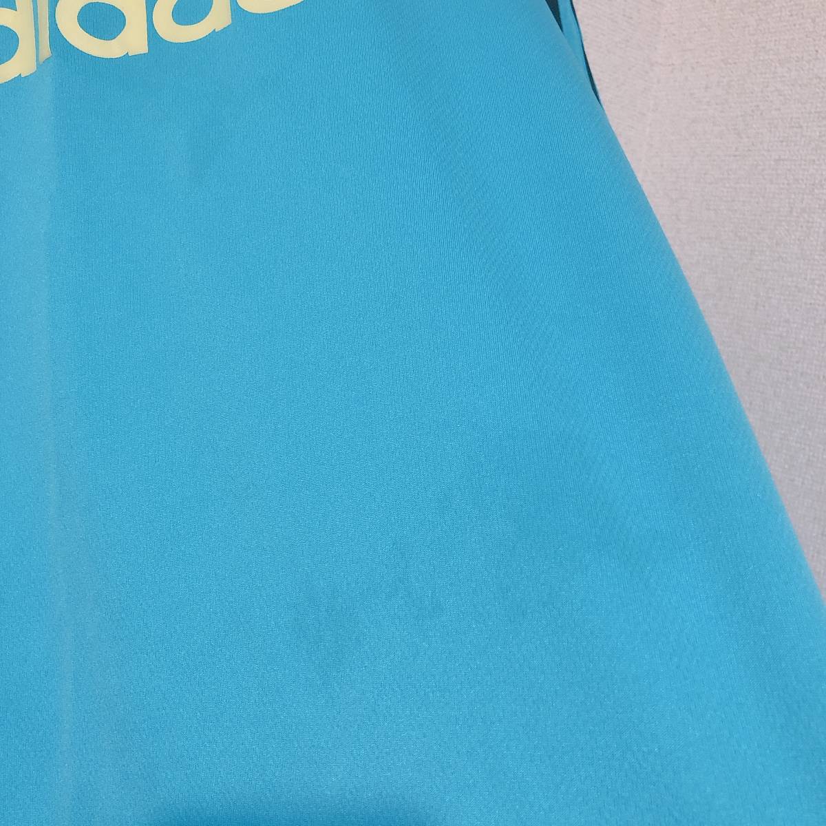 adidas アディダス Tシャツ メンズ 男の子 ブルー 青_画像4