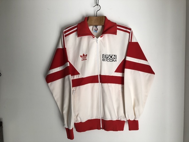 EPSON SUISSE アディダスジャージ 西ドイツ製 ヴィンテージ made in west germany adidas 別注 バックプリント OPTI 80s70s スイス