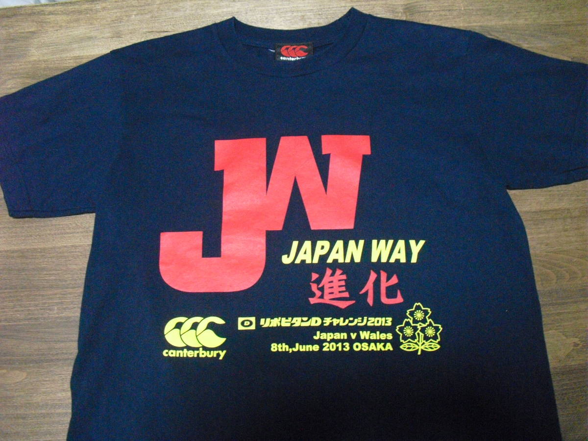 canterbury ラグビー 日本代表 ウェールズ戦 Tシャツ_画像2