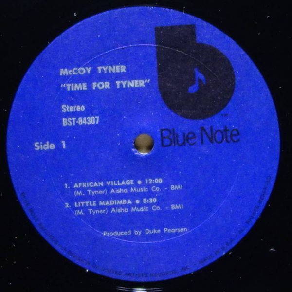 カンパニースリーヴ付き、シュリンク残り、VAN GELDER刻印あり◆McCoy Tyner - Time For Tyner◆Duke Pearson◆Blue Note / BST-84307_画像3