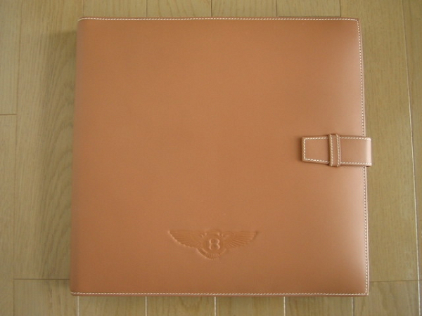  редкостный 2007 год BENTLEY Bentley с логотипом soft кожа файл & каталог 4 шт. комплект (VIP кожа английский язык ARNAGE&AZURE arnage & azur )