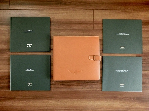  редкостный 2007 год BENTLEY Bentley с логотипом soft кожа файл & каталог 4 шт. комплект (VIP кожа английский язык ARNAGE&AZURE arnage & azur )