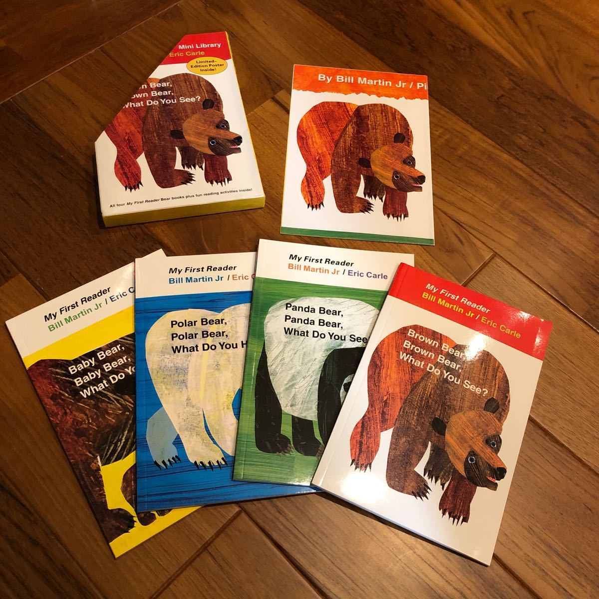 内祝い】 新品 Brown Bear 4冊セット 子ども英語絵本 hostiesurprises.com