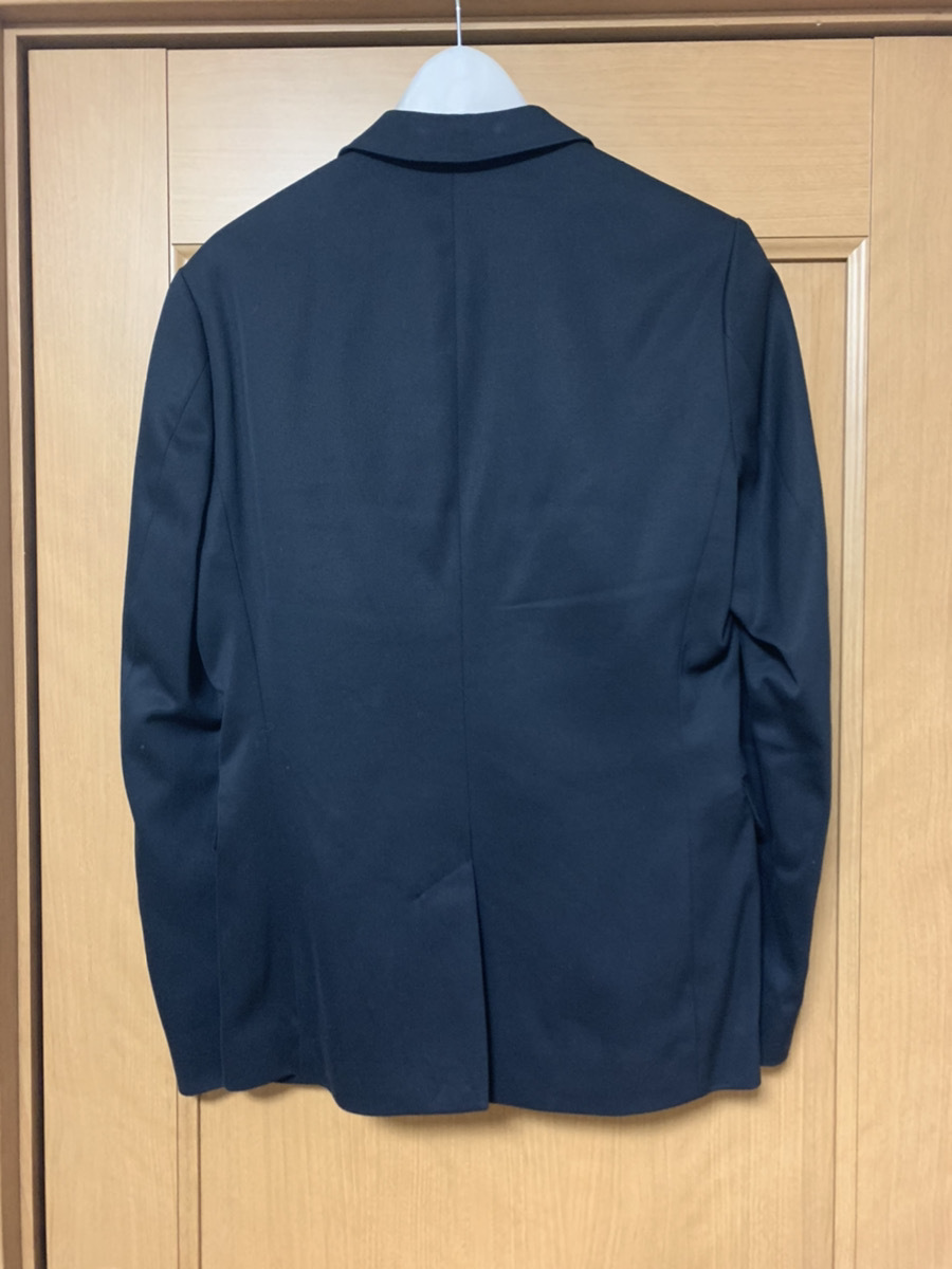 即決 美品 H&M スリムフィット ジャケット サイズ46 SLIM FIT ブレザー ブルー ネイビー H & M スーツ エイチアンドエム