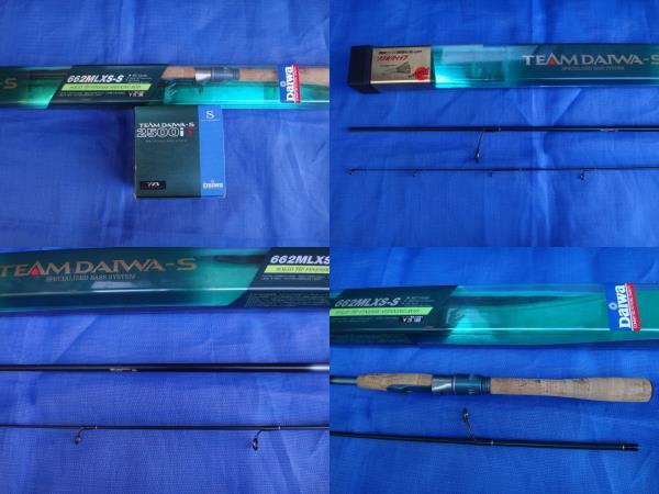 TEAM DAIWA-S 662MLXS / 2500iT　チームダイワ S フィネス スピニングセット どちらも 未記入保証書付き そこそこきれい ソリッドトップ_画像9