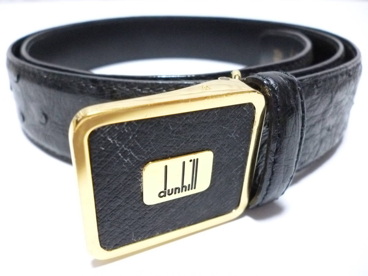 激レア!!ダンヒル dunhill オーストリッチレザー ベルト 極美品