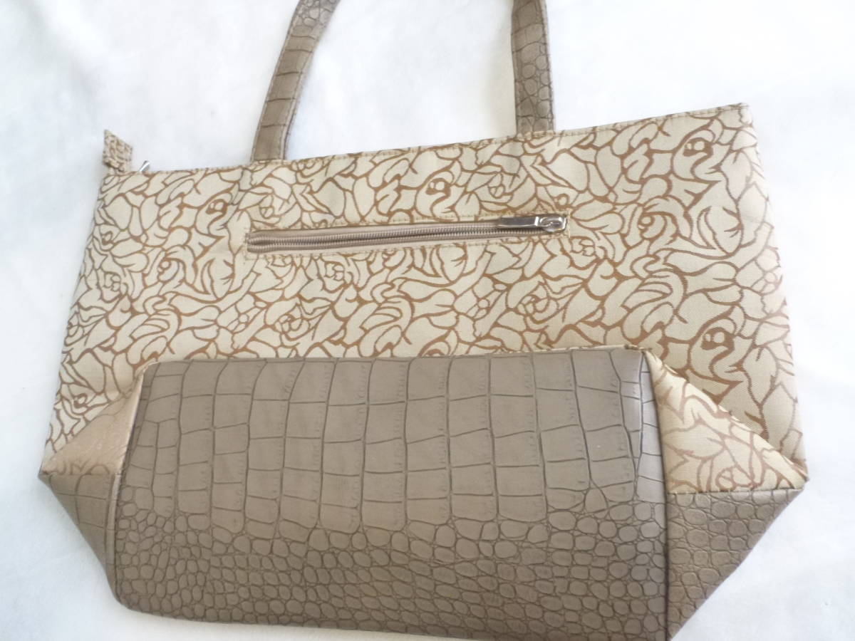  unused beige group handbag 