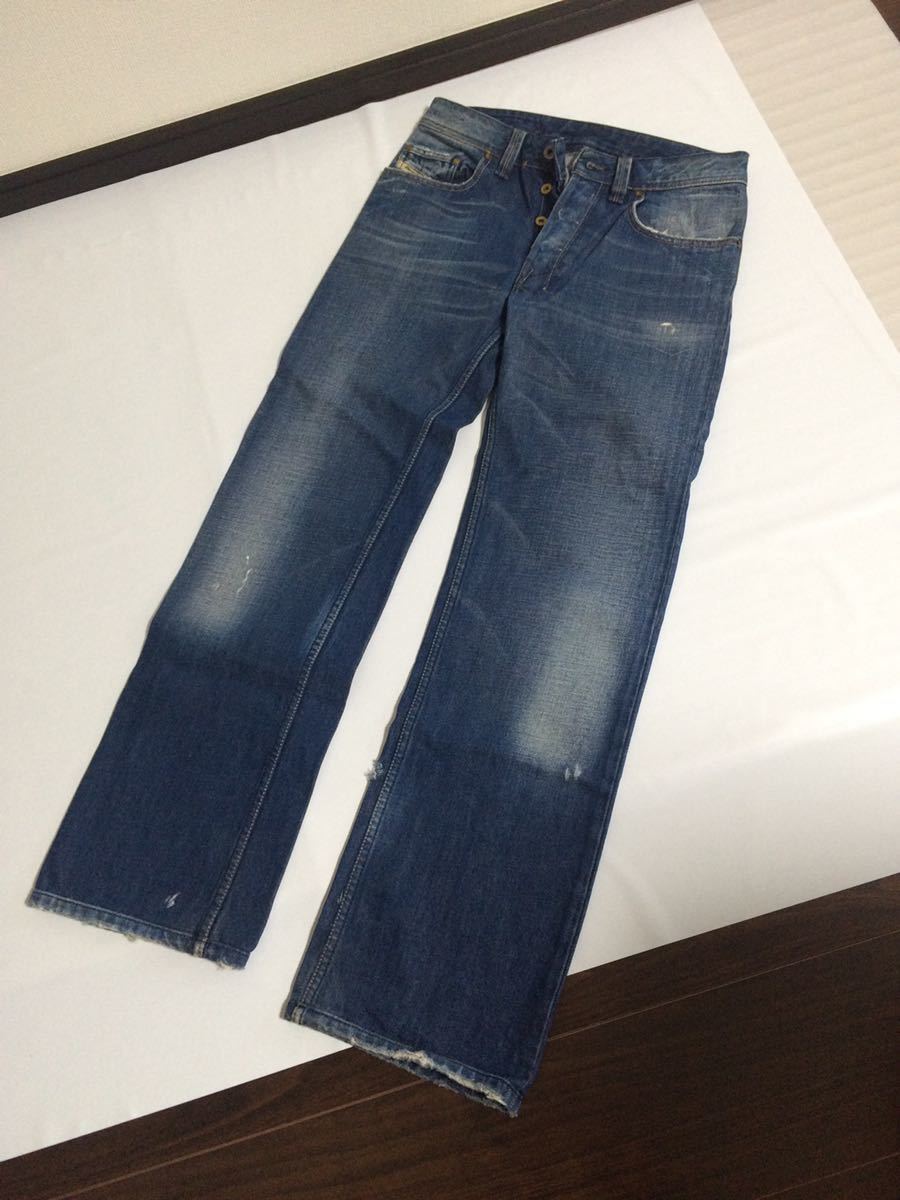W27 ディーゼル LEVAN ダメージ加工 ジーンズ デニムパンツ DIESEL ブルージーンズ デニム DENIM ヴィンテージ 加工 ジーンズ　jeans_画像1