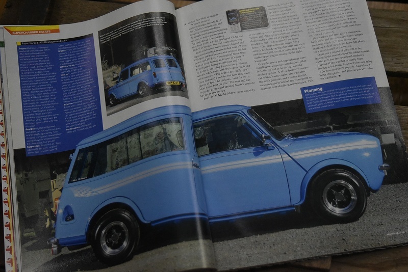 B0113 「MINI WORLD」　ミニワールド　カスタム 古本　雑誌 旧車　当時物　ビンテージ　自動車_画像3