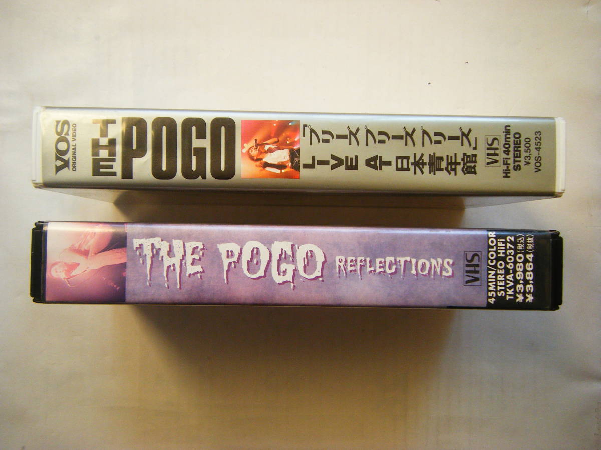 ヤフオク 即決 The Pogoの中古vhsビデオ2本 Reflections