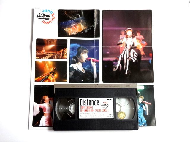  domestic record VHS[PCVP52145]Distance / Sakurai Tomo debut 10 anniversary commemoration concert 1997.4.3 / postage 520 jpy 
