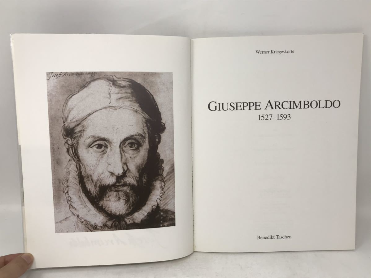 画集 ジュゼッペ・アルチンボルド Giuseppe Arcimboldo Life and work of Arcimboldo Pictures Drawings 洋書 Taschen N0762_画像2