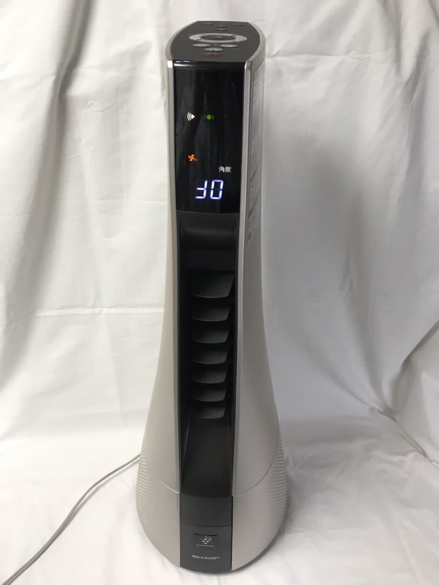 シャープ SHARP 冷暖房器具 スリムイオンファン PF-JTH1-N 2017年製 ゴールド系 プラズマクラスター 消臭 N0783