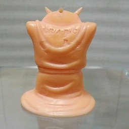 ** Dragon Quest eraser figure Mill gong -s pale orange **