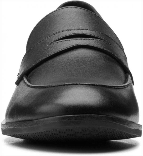  бесплатная доставка Clarks 25cm Classic pe колено Loafer черный чёрный кожа балет Flat туфли-лодочки офис формальный ботинки RR16