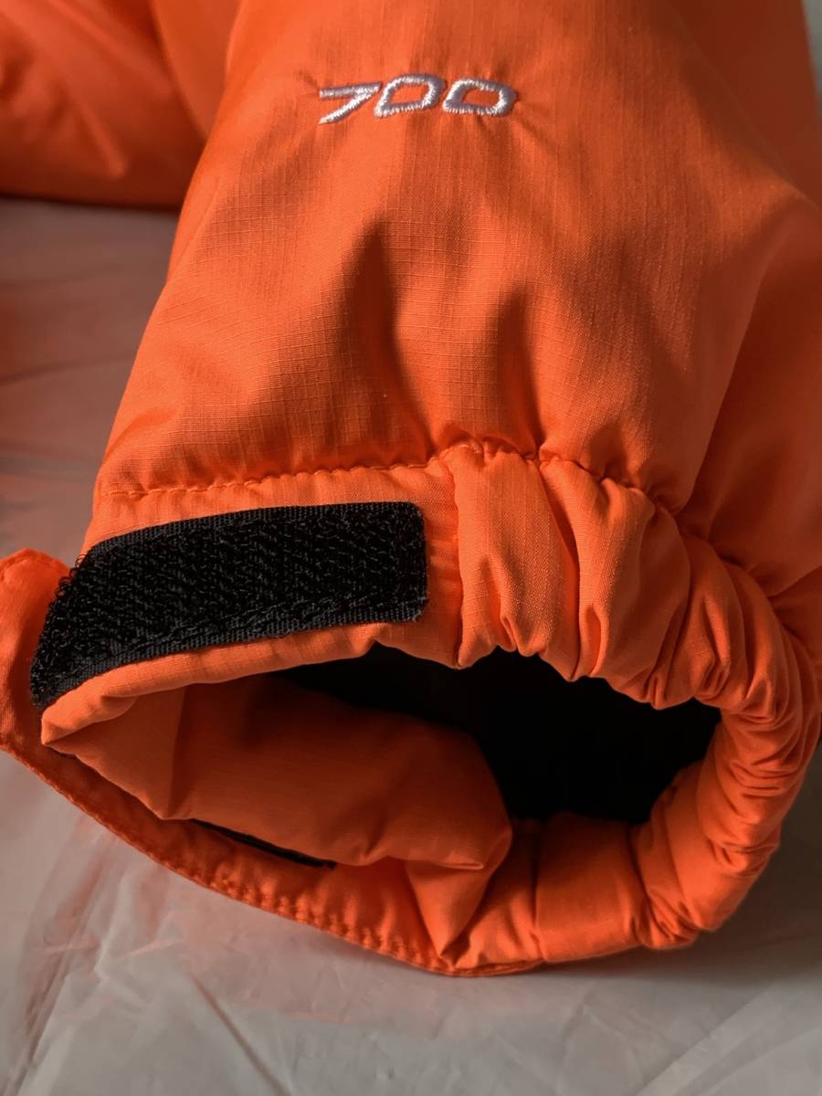 国内正規品 SUPREME THE NORTH FACE NUPTSE JACKET S POWER ORANGE シュプリーム ノースフェイス ヌプシ ダウン ジャケット オレンジ_画像6