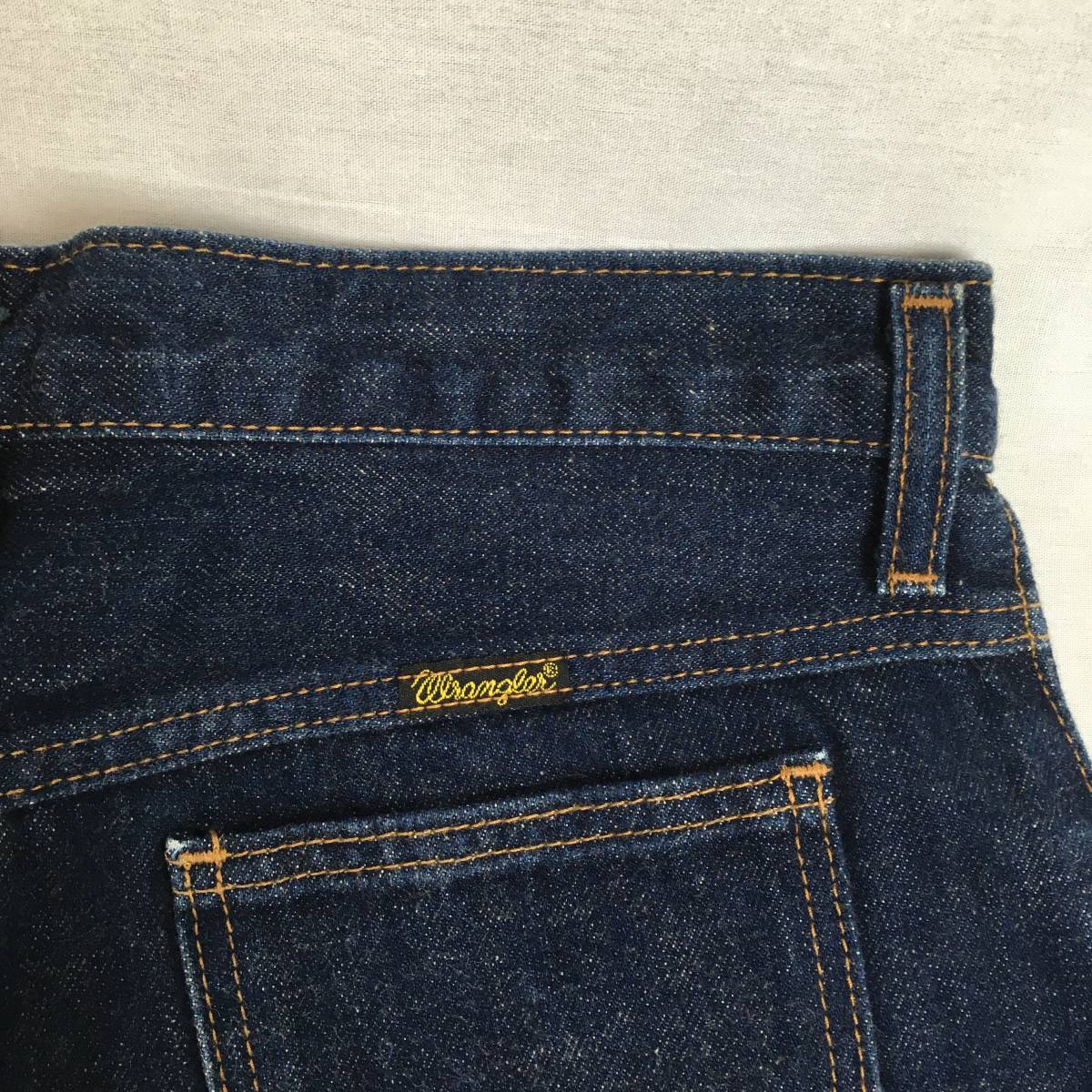 Wrangler Wrangler F1613-29 made in Japan bell bottom boots cut Denim pants jeans W29 button f Live ief Japan 