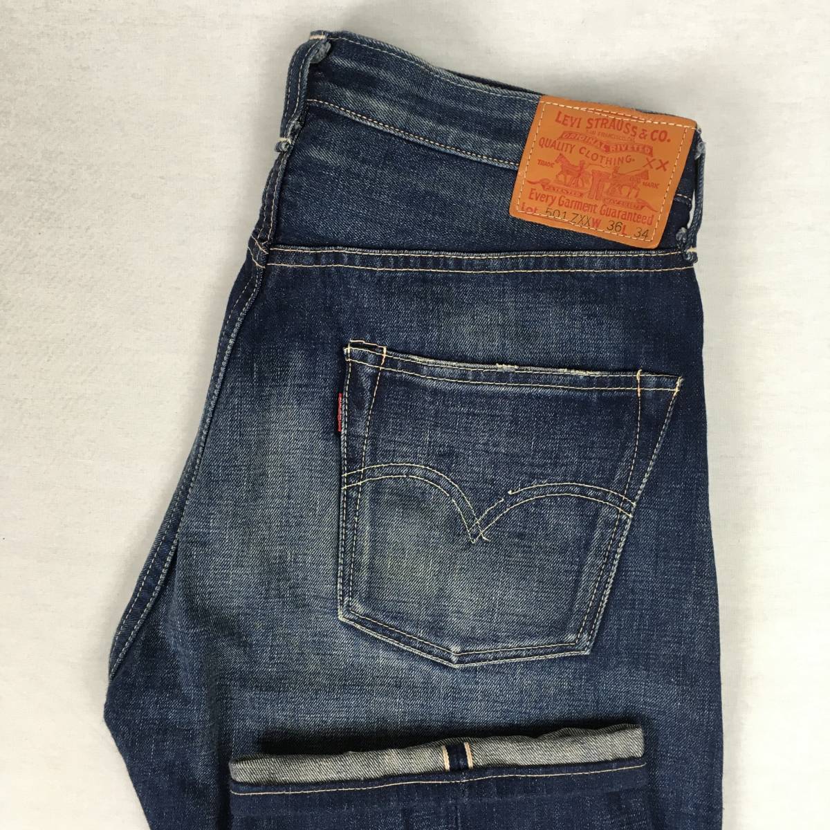 【送料無料/新品】 LVC 54501-0002 501ZXX リーバイス LEVI'S BIG'E' ユーズド加工 革パッチ 隠しリベット セルビッチ TALON 赤耳 L34 W36 08年 日本製 1954年 W36 【送料無料/新品】 LVC 54501-0002 501ZXX リーバイス LEVI'S BIG'E' ユーズド加工 革パッチ 隠しリベット セルビッチ TALON 赤耳 L34 W36 08年 日本製 1954年 W36