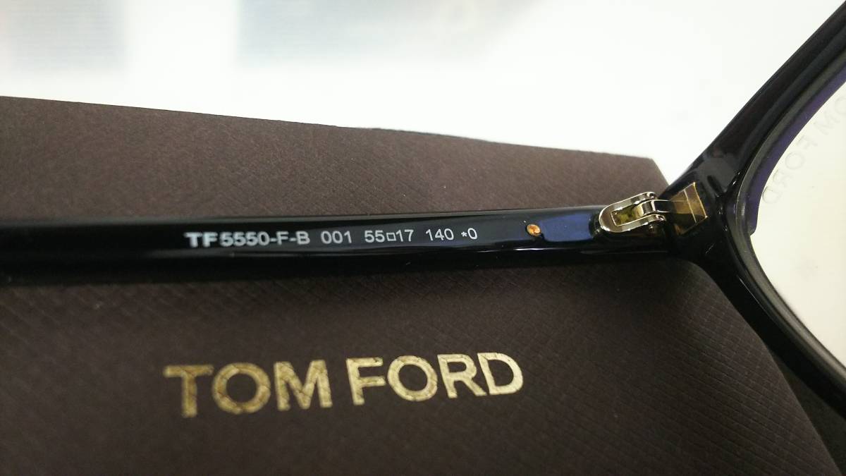 トムフォード 眼鏡 ブルーライトカットレンズ仕様 送料無料 税込 新品 TF5550-F-B 001 アジアンモデル