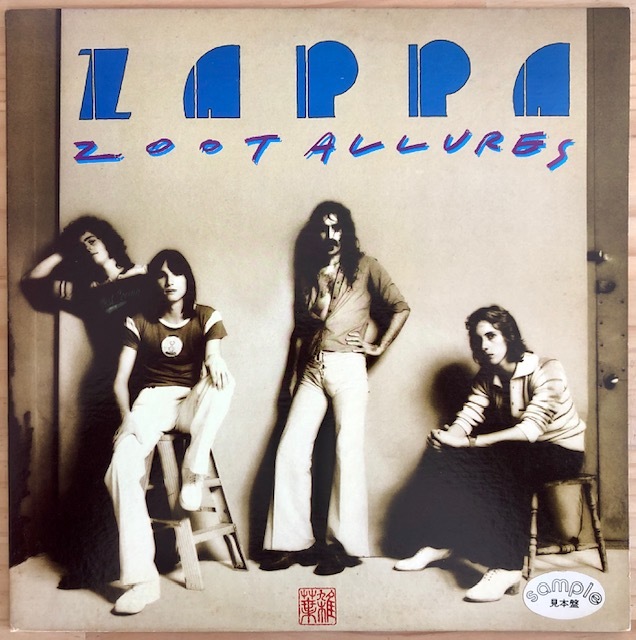 LP■ROCK/FRANK ZAPPA/ZOOT ALLURES/WARNER P-10266W/国内盤 76年ORIG 希少 見本盤 白ラベルプロモ 美品/フランク・ザッパ/テリー・ボジオ_画像1