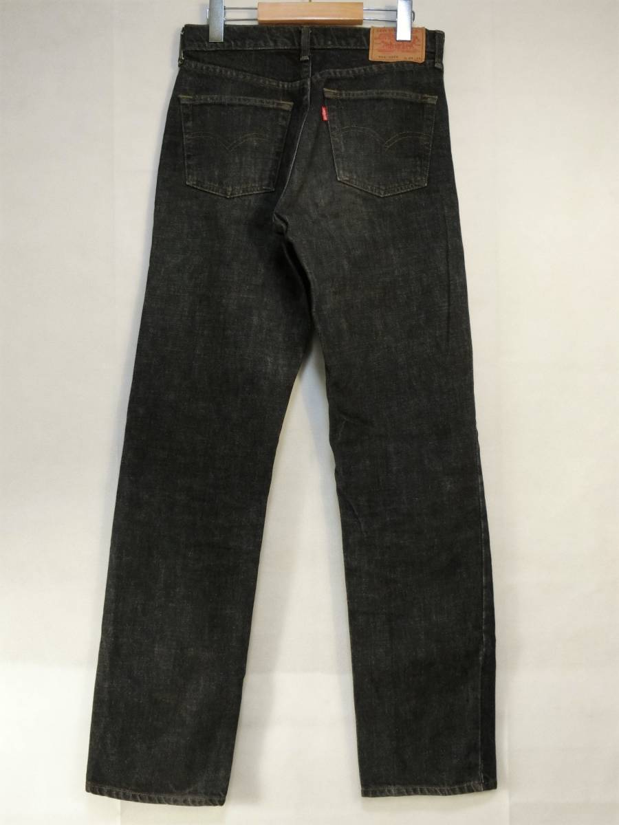 90s 91年製 日本製 Levi's リーバイス 503 ブラック 黒 先染め デニム ジーンズ W29/C411_画像2