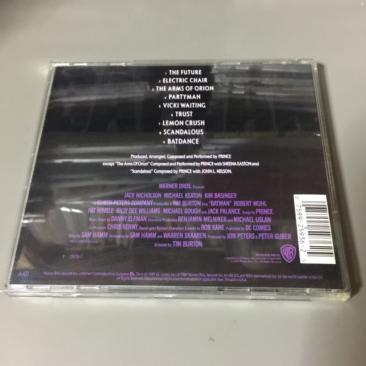 プリンス バットマン USA盤CD