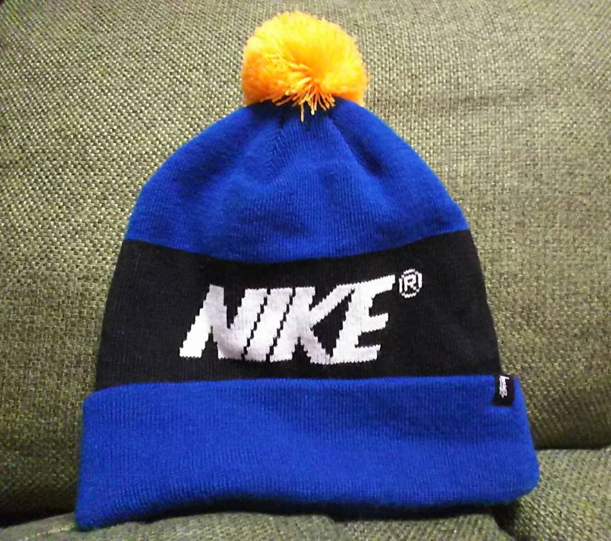 希少！ステューシーSTUSSYナイキNIKEコラボBEANIEニット帽ニット