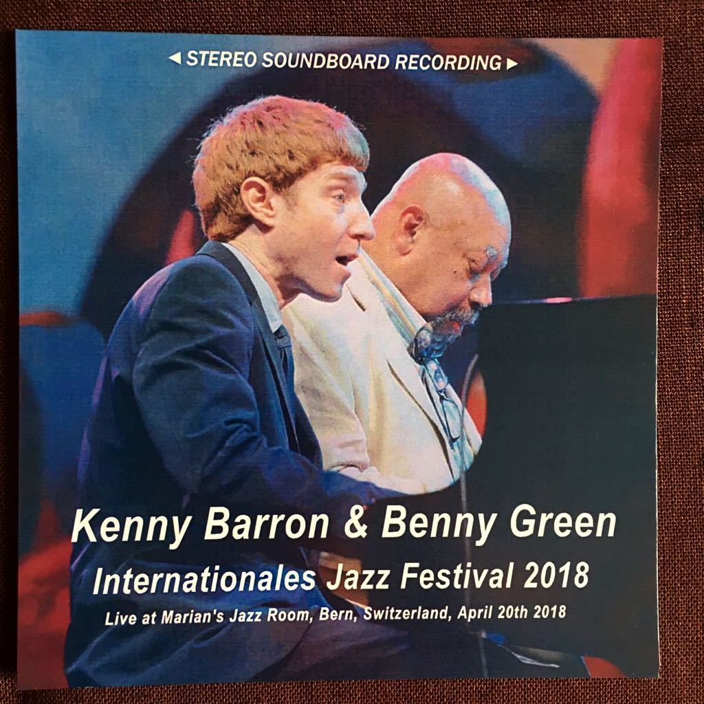 2枚組/正規品2CD-R/ケニー・バロン/ベニー・グリーン/ピアノ・デュオ/極上ステレオ・サウンドボード高音質録音/名演/2PIANO/2018年_画像2