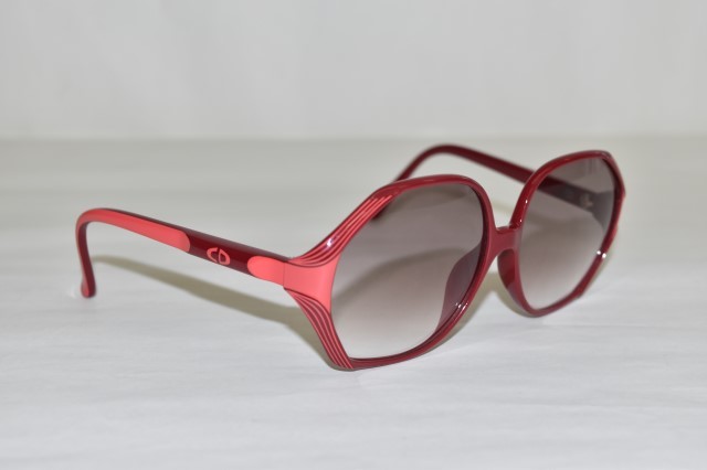 Christian Dior クリスチャンディオール サングラス 赤系フレーム 2323A 30 メガネ 眼鏡 ヴィンテージ