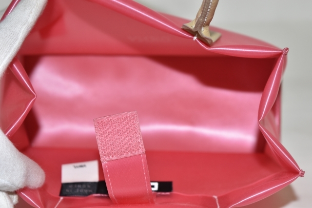 DKNY Donna Karan ручная сумочка Mini сумка розовый цвет с биркой текстильная застёжка тип открытие и закрытие 