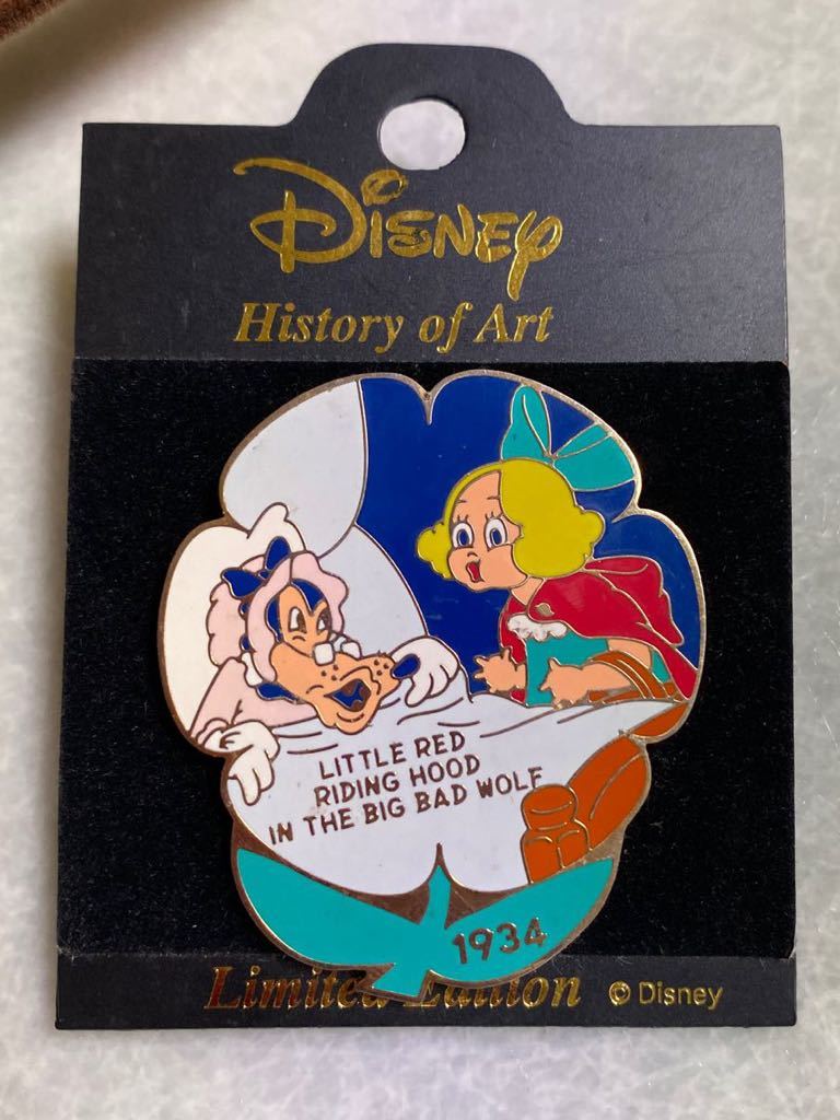 ディズニー シリーシンフォニー ヴィンテージ ピンバッジ コレクション ウォルトディズニー 赤ずきん Disney History Of Art 全てのアイテム