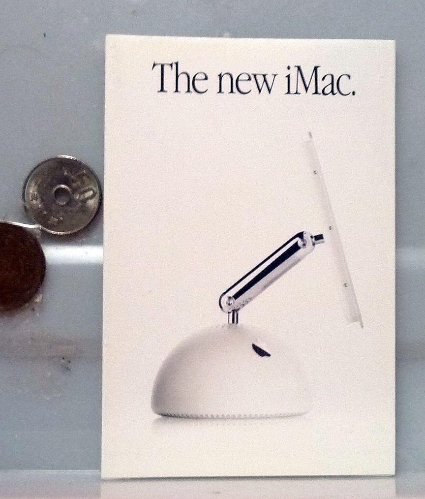 *2002 year iMac catalog approximately 20 year front. mono..2 kind 