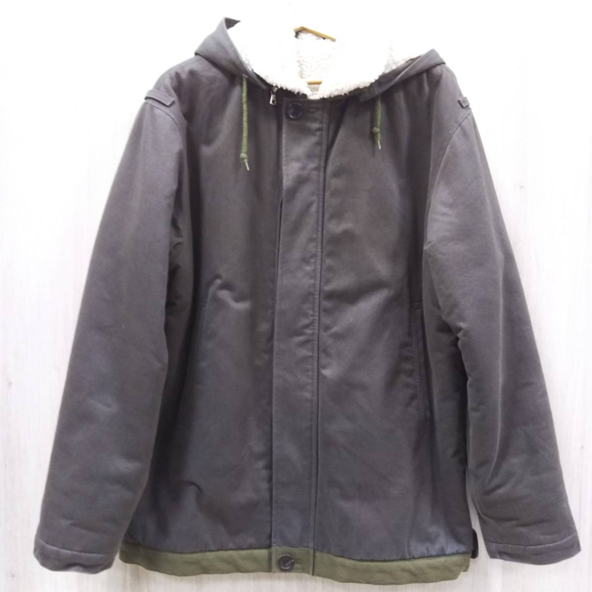 ジャケット 【SOPHNET】ソフネット Lサイズ カーキ ボア ミリタリー