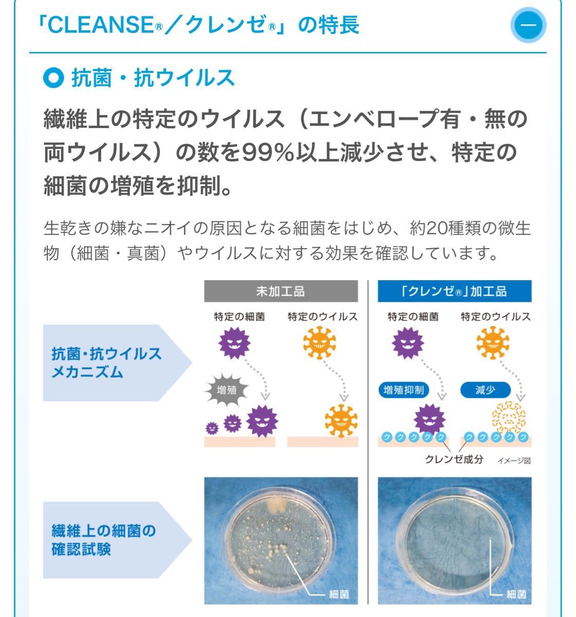 クレンゼ TCブロード生地 ホワイト