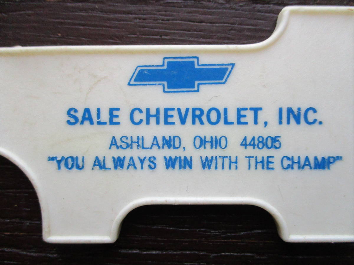 US Vintage key holder car dealer automobile store CHEVROLET Chevrolet qq2