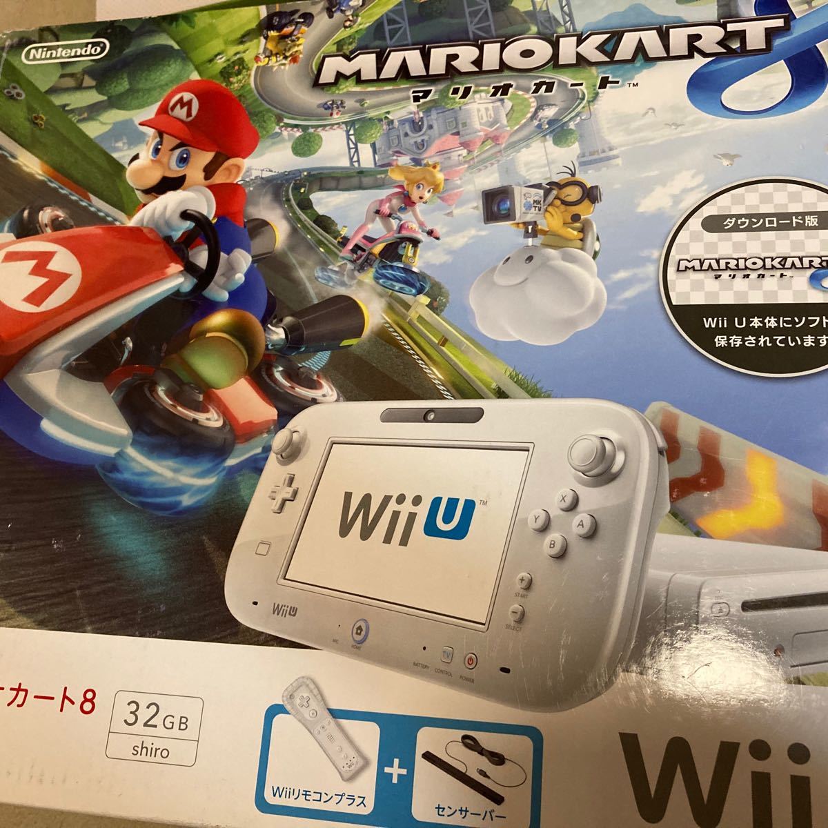 Wii U すぐに遊べる マリオカート8 セット シロ