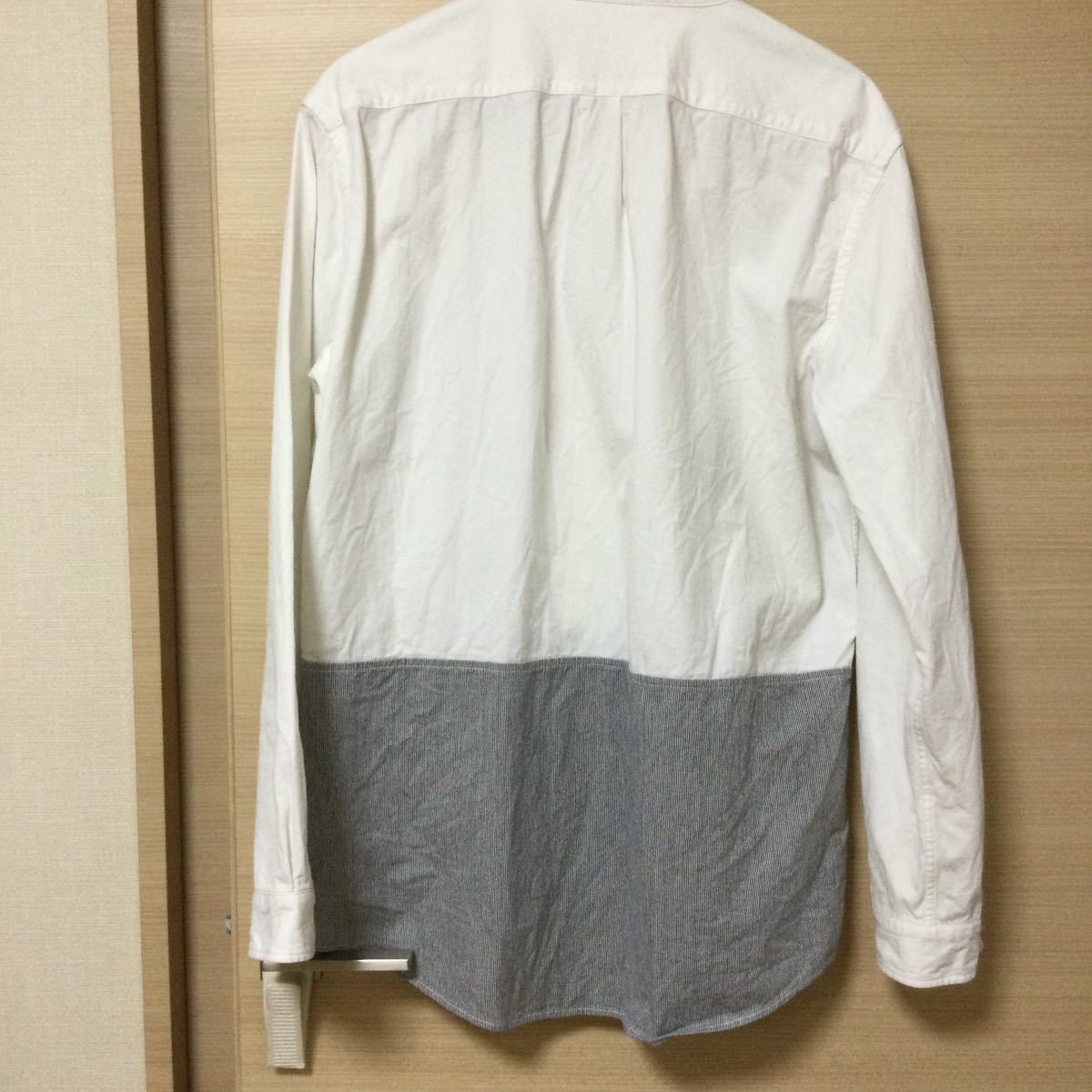 【used】BEN DAVIS ワークシャツ　XLサイズ　長袖シャツ　ボタンダウンシャツ ベンデイビス