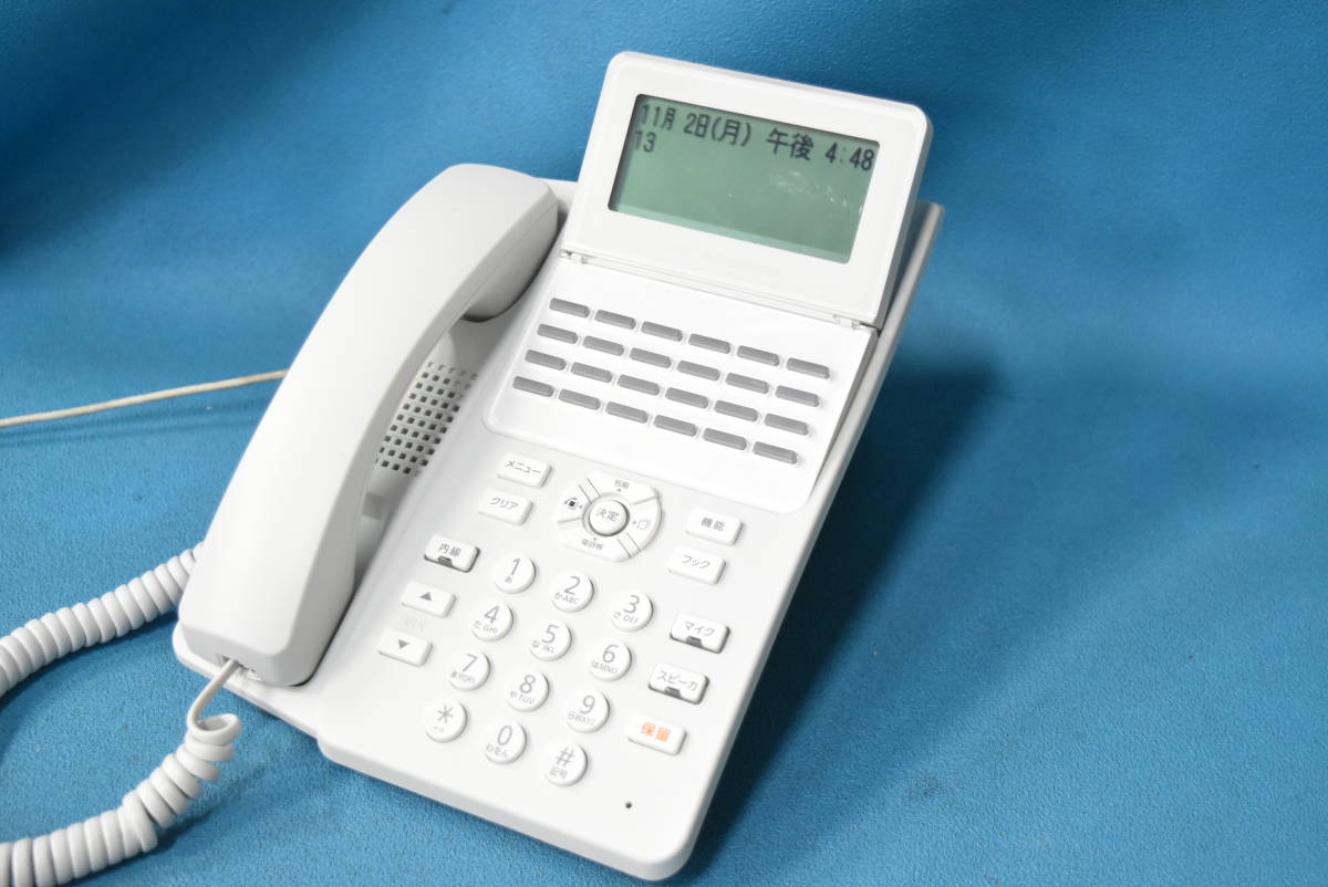 NTT business phone multifunction standard telephone machine αN1[A1-(24)STEL-(2)(W)] *M-262(1102)*