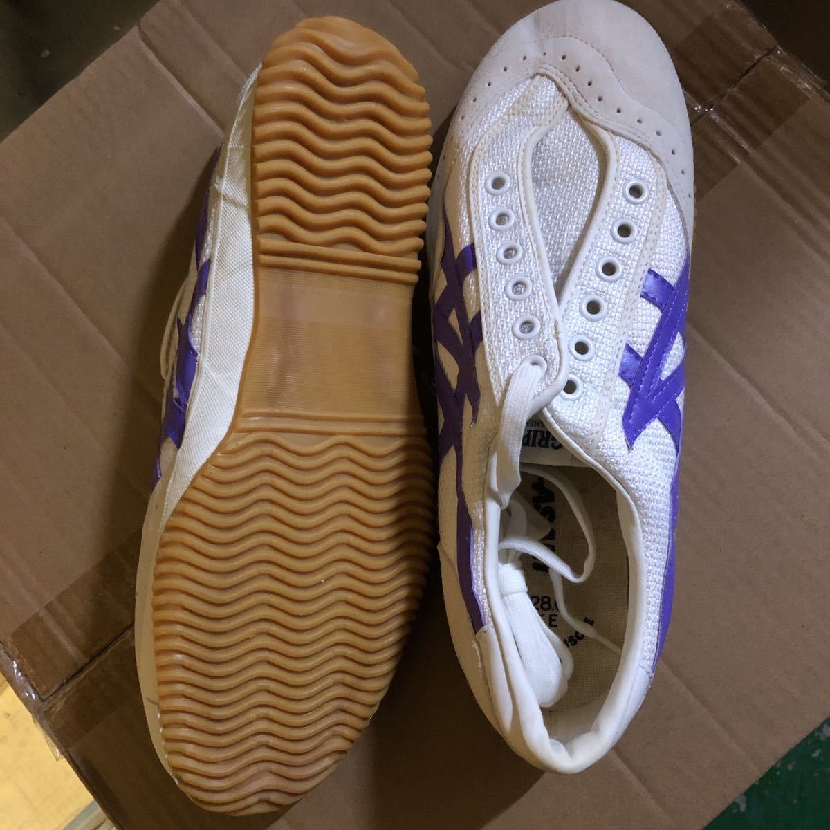  gentleman sneakers Asahi product made in Japan gripper 26 purple 27cm 4 pair .4000 jpy 
